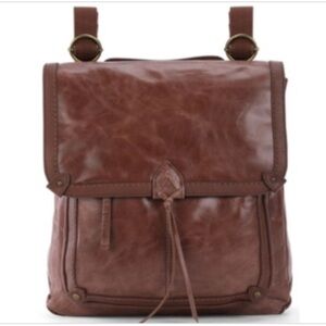 The Sak Women's Ventura Leather Convertible Backpack - Teak, Gold-tone